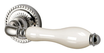 Ручка раздельная Silvia CL1 SILVER-925/LWP-109 Серебро 925/беж фарфор