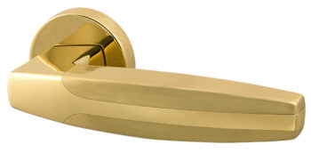 Ручка раздельная ARC URB2 GOLD-24/SGOLD-24 Золото 24К/мат золото 24К