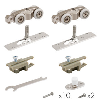 Комплект для раздвижных дверей Comfort – PRO SET 1 /rollers/ 80 (CFA170)
